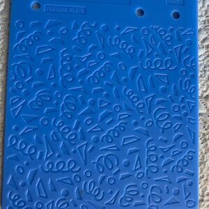 Scrapbooking Fiskars Party Whimsy Embossing Plate 6x7"